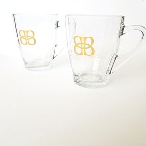 Bailey's Drink Recipe Glass Mug Cup Set of 2